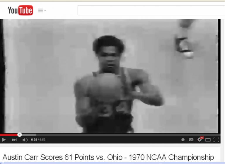 D.C.’s Austin Carr set an NCAA Tournament scoring record 45 years ago today